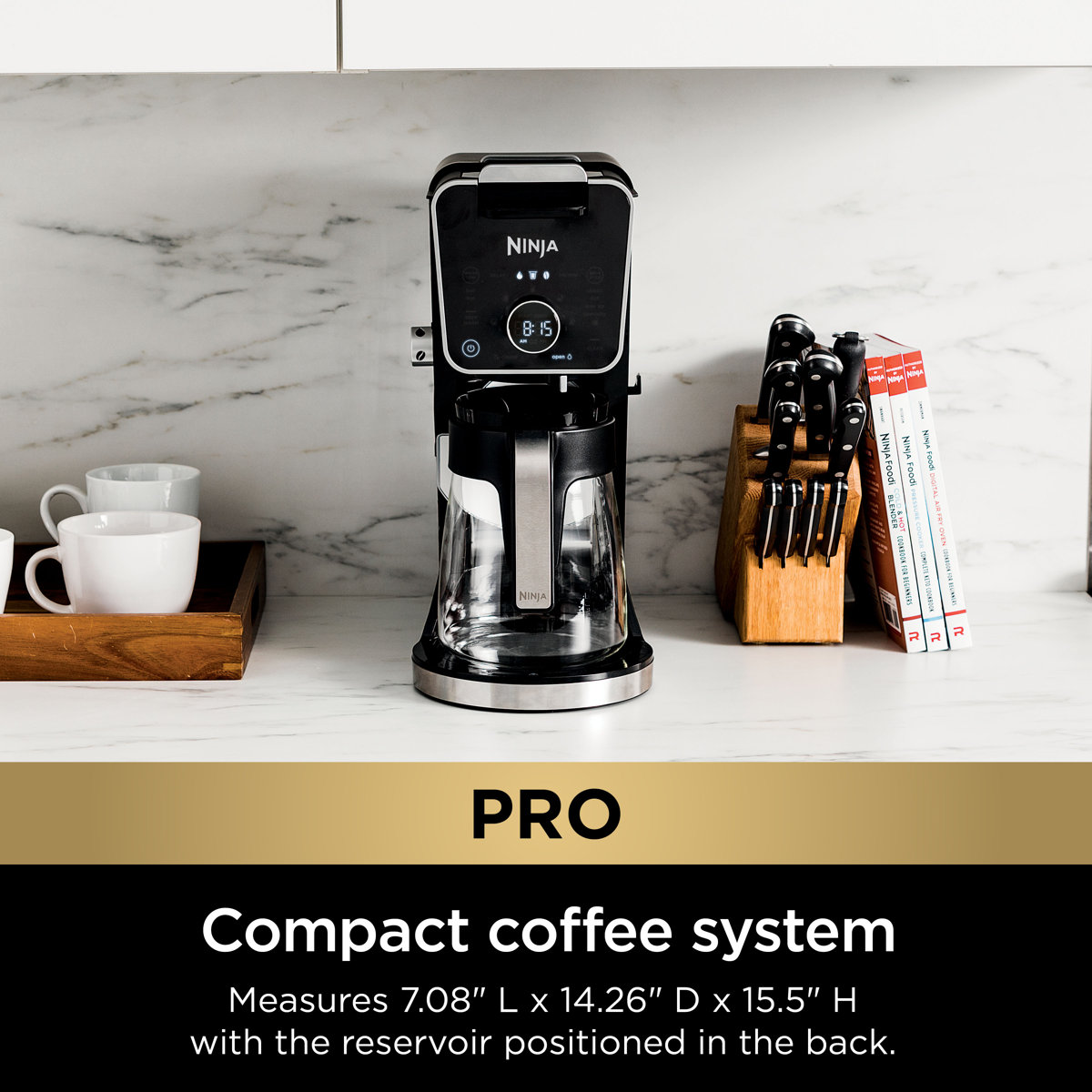 Ninja DualBrew Pro Specialty Coffee System, Single-Serve, Compatible with K-Cups & 12-Cup Drip Coffee Maker CFP301
